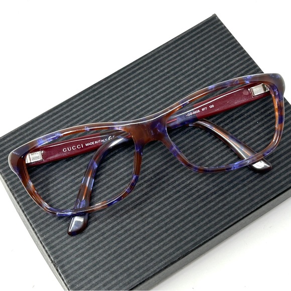 Gucci Eyeglasses Frame GG 3608 6F7 Violet Burgundy Havana 53 [] 15 130 - Picture 8 of 16